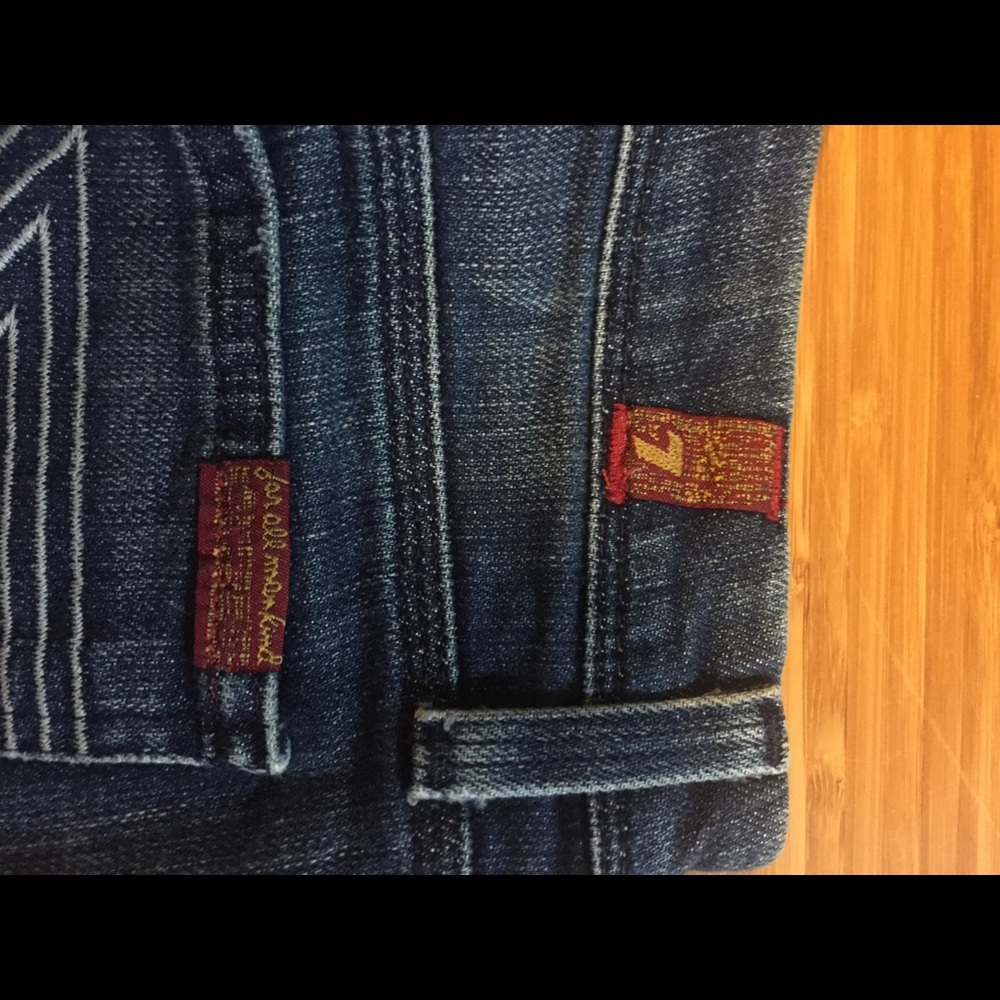 Seven for all mankind jeans, size 26, boot cut